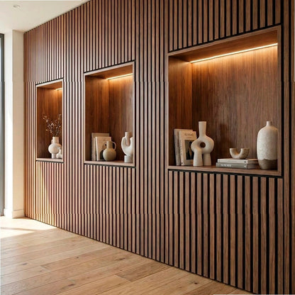 Panneau Acoustique Mural en Bois — Transformation Rapide de Votre Mur en 30 Min (270cm x 110cm)