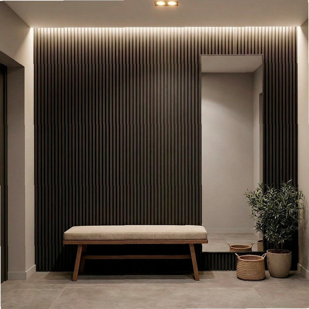 Panneau Acoustique Mural en Bois — Transformation Rapide de Votre Mur en 30 Min (270cm x 110cm)
