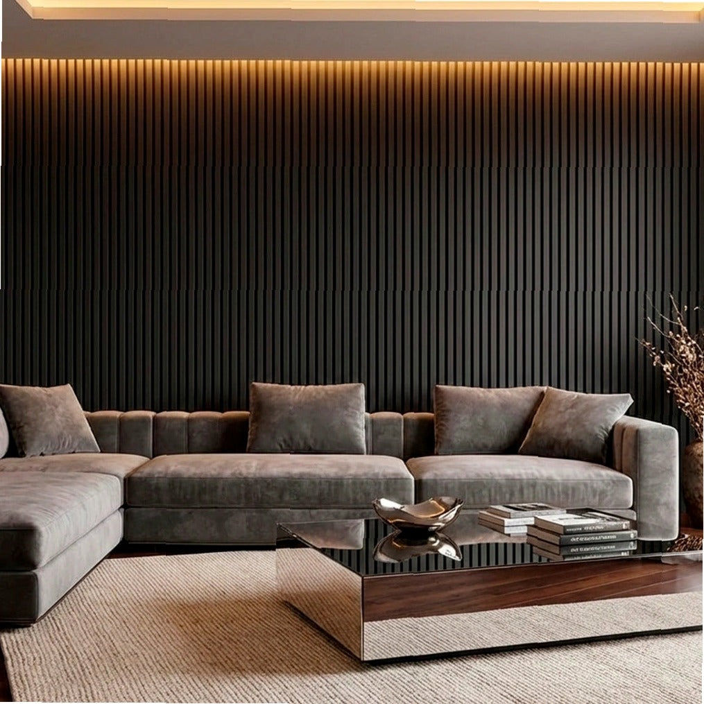 Panneau Acoustique Mural en Bois — Transformation Rapide de Votre Mur en 30 Min (270cm x 110cm)