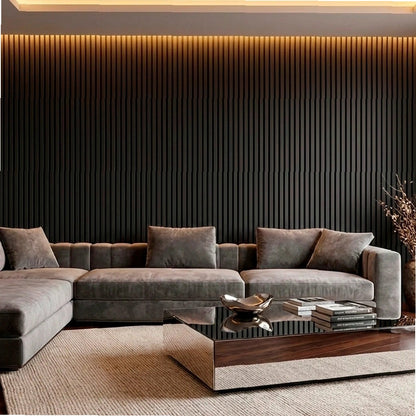 Panneau Acoustique Mural en Bois — Transformation Rapide de Votre Mur en 30 Min (270cm x 110cm)